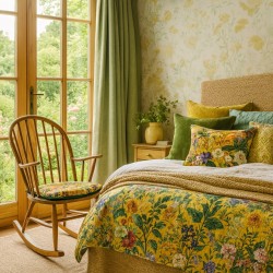 Velvet Midsummer Spindle Seat Pads  | Modern Velvet Spindle Seat Pads