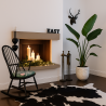 Velvet Chinoiserie Spindle Seat Pads  | Luxury Printed Velvet Seat Pads