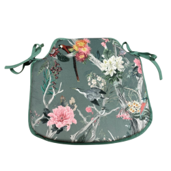 Velvet Chinoiserie Spindle Zitkussens | Luxe Gedrukte Velvet Zitkussens