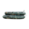 Velvet Chinoiserie Spindle Seat Pads  | Luxury Printed Velvet Seat Pads