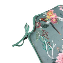 Velvet Chinoiserie Spindle Zitkussens | Luxe Gedrukte Velvet Zitkussens