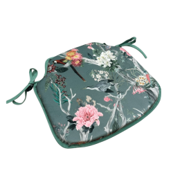 Velvet Chinoiserie Spindle Zitkussens | Luxe Gedrukte Velvet Zitkussens