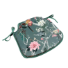 Coussins d'assise à fuseaux en velours chinoiserie | Coussins d'assise de luxe en velours imprimé