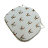 Spindle Shaped Pheasant Seat Pads | Pheasant Print Spindle Chair Pads