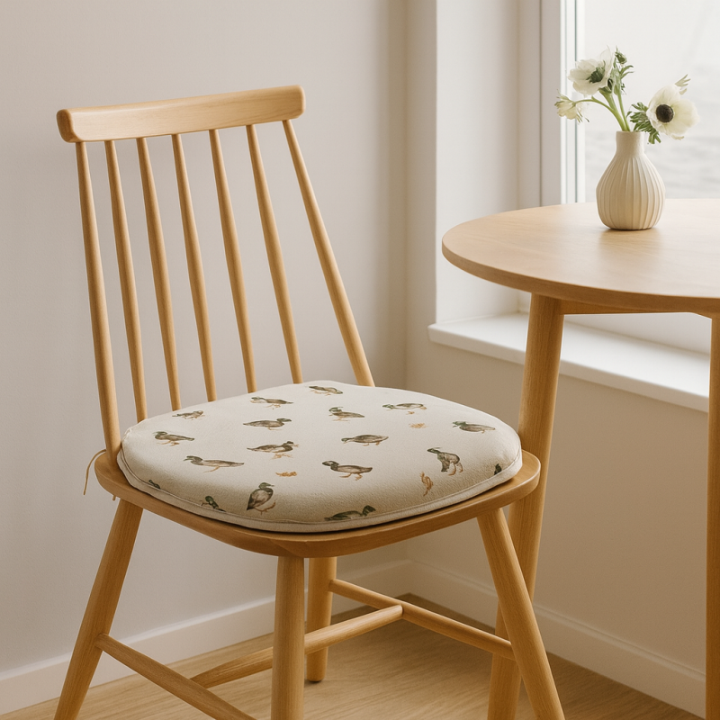 Eendendons Spil Stoelkussens | Eendpatroon Spil Stoelkussens |