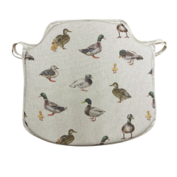 Mallard Ducks Spindle Seat Pads | Duck Patterned Spindle Chair Pads |