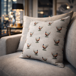 Small Pheasant Cushions | Country Cushions | Pheasant Print Pillows