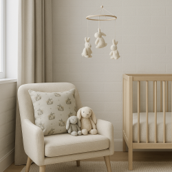 Small Rabbit Print Cushions | Rabbit Cushions | Rabbit Print Pillows