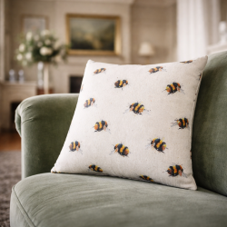 Kleine Bienen-Sofakissen | Bienenmuster-Kissen | Hummelkissen