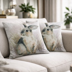 Grande Cuscino Reversibile Coniglio | Cuscini Reversibili | Cuscino Coniglio