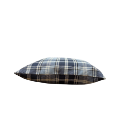 Highland Check Denim Cushions | Blue Checked Cushions | Tartan Cushion