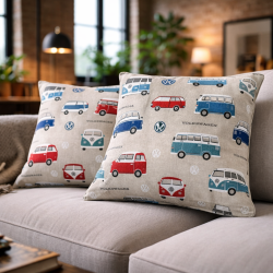 Classic Camper Printed Cushions | Modern Cushion | Printed Cushions |