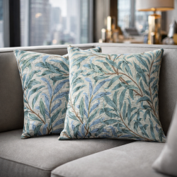 Willow Bough Seaspray Tapestry Cushions | Patterned Tapestry Cushions