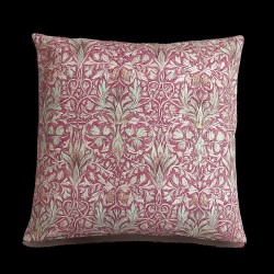 Snakeshead Crimson Cushions | Printed Sofa Cushions | Red Cushions |