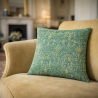 Snakeshead Forest Cushions | Patterned Sofa Cushions | Green Cushions