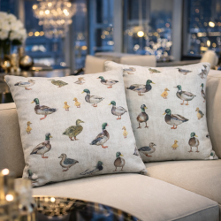 Mallard Ducks Cushion Covers | Duck Cushions | Mallard Ducks Cushions