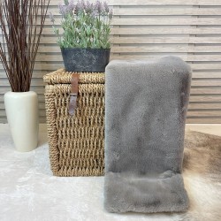 CLEARANCE! Richmond Taupe Faux Fur Bed Runner | Taupe Fur Bed Runner