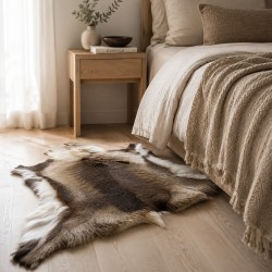 Grande Pelle di Renna Naturale | Pelle di Renna Nordica Naturale