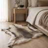 Tapis en peau de renne nordique grand format | Grande peau de renne naturelle