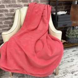 Coral Fleece Blanket Throw | Peach Fleece Blanket | Fleece Blankets |