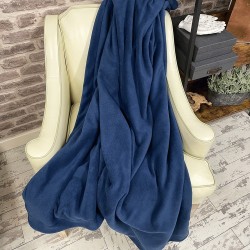Petrolblaues Fleece-Decke | Blaue Fleece-Decke | Fleece-Decken |