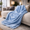 Sky Blue Fleece-Decke | Hellblaue Fleece-Decke | Fleece-Decken |