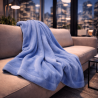 Sky Blue Fleece Throw | Light Blue Fleece Blanket | Fleece Blankets |