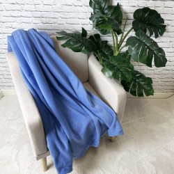Sky Blue Fleece Throw | Light Blue Fleece Blanket | Fleece Blankets |