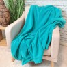 Jade Green Fleece Throw | Jade Fleece Blanket | Green Fleece Blanket |