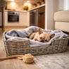 Coperta per Cani in Pile Grigio Chiaro | Coperta per Animali in Pile | Coperta per Cani in Pile
