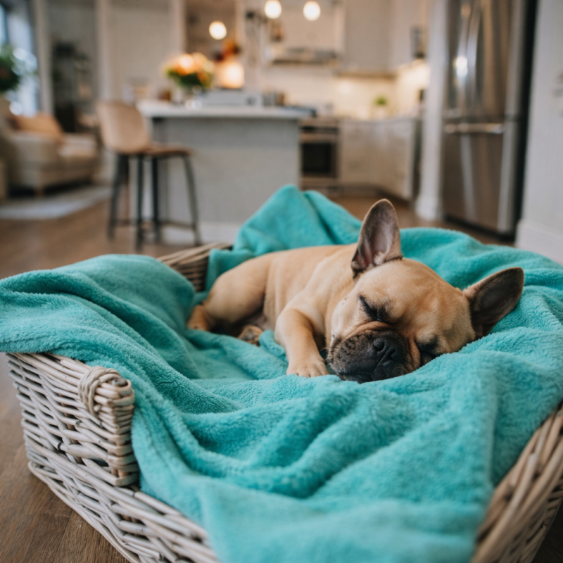 Jade Green Fleece Pet Blanket | Fleecy Dog Blankets | Green Dog Blanket