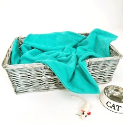 Coperta per Animali Domestici in Pile Verde Giada | Coperte per Cani in Pile | Coperta Verde per Cani