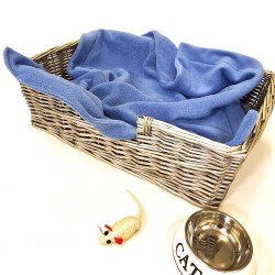 Sky Blue Fleece Pet Blanket | Fleecy Pet Blankets | Blue Dog Blankets