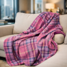 Red Tartan Throw | Red Tartan Check Blanket | Red Tartan Check Throws