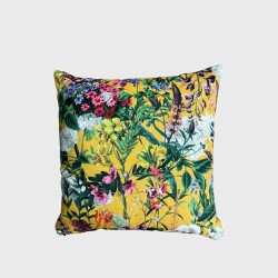 Midsummer Luxury Velvet Cushions | Floral Printed Velvet Cushions |