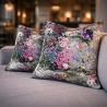 Rhapsody Luxus Samtkissen | Blumig bedruckte Samtkissen |