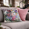 Reversible Velvet Rhapsody Cushions | Reversible Floral Velvet Cushions