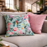 Tranquillity Reversible Velvet Cushions | Reversible Floral Cushions