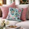 Tranquillity Reversible Velvet Cushions | Reversible Floral Cushions
