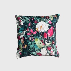 Luxury Patagonia Velvet Cushions | Tropical Printed Velvet Cushions |
