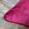 Bright Pink Velvet Scatter Cushions | Plain Pink Velvet Cushions