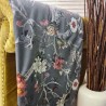 Luxe Chinoiserie Fluwelen Plaid | Luxe Oriëntaals Bedrukt Fluwelen Plaid