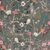 Luxury Chinoiserie Velvet Throw | Luxury Oriental Printed Velvet Throw