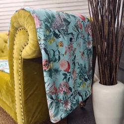 Plaid en velours double face - Tranquillité | Plaid en velours imprimé de luxe