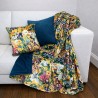 Midsummer Reversible Velvet Throw | Reversible Floral Printed Velvet Throw