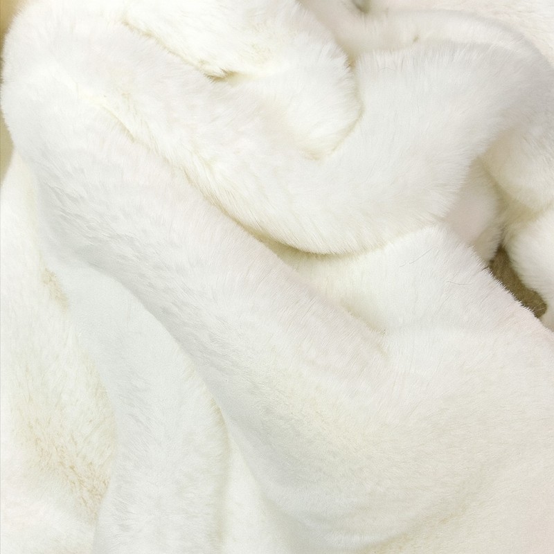 Chelsea Cream Faux Fur Fabric