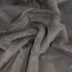Chelsea Dark Grey Faux Fur Fabric