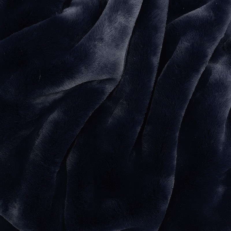Chelsea Navy Faux Fur Fabric