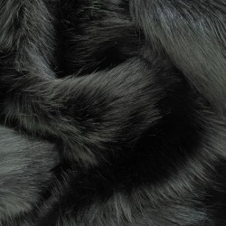 Black Angus Faux Fur Fabric