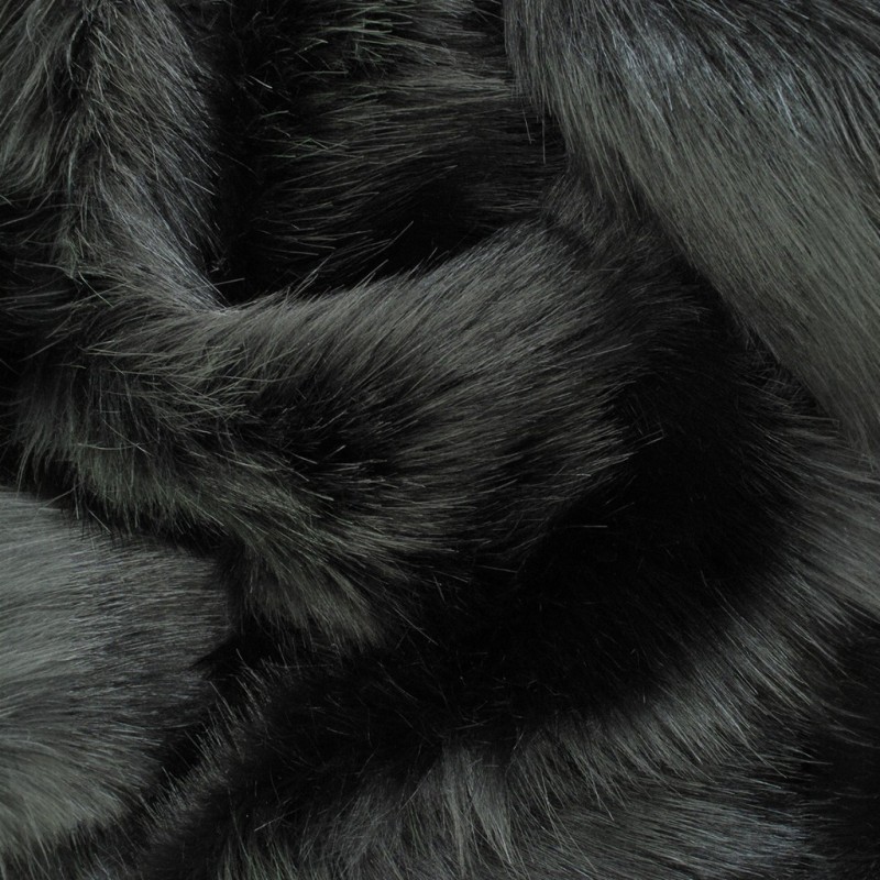 Black Angus Faux Fur Fabric
